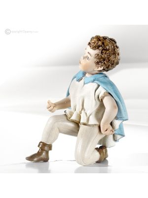 PRINCE CHARMING – Capodimonte-Porzellan, romantische Märchenstatuette, zeitlose Kunst.