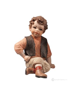 RUDY – Sammlerpuppe mit handbemalten Oberflächen in Italien.