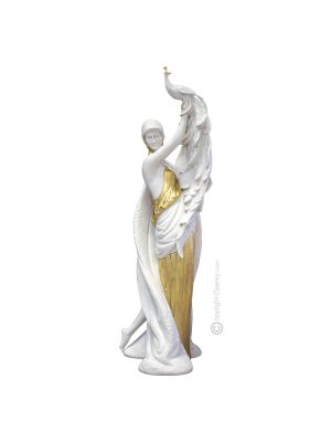 DAME 859B Capodimonte Porzellan Figur Barock handgemacht elegant stilvoll hochwertig klassisch