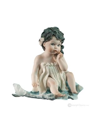 LILA – Capodimonte, elegante Porzellanstatuette, ein einzigartiges Kunstwerk.