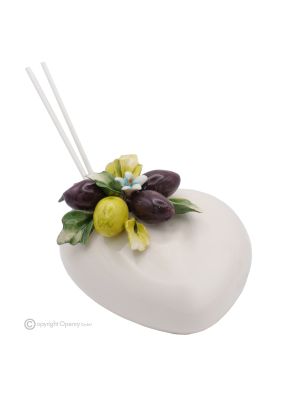 OLIVE – Duftdiffusor, Raumduft, Capodimonte Keramik, handgefertigt