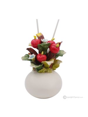 CHERRIES – Lufterfrischer, Raumdiffusor, Capodimonte-Keramik, handgefertigt