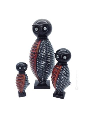 EULE mundgeblasenes Muranoglas Murrine authentisches Made in Italy