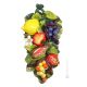 OBST Wanddekoration Ornament zum Aufhängen Keramik 