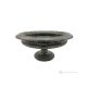 OBSTSCHALE aus Nero Michelangelo-Marmor, handgefertigtes Herzstück, modernes Design, authentischer Naturstein.