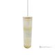 LAMPE aus weißem Onyxmarmor, authentischer Naturstein, luxuriöses Dekorationselement.