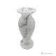 VASE, Amphore aus echtem weißem Ibiza-Marmor, handgefertigt, mit elegantem und klassischem Design.