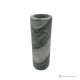 Zylindrische VASE aus grauem Marmor, echter Naturstein, handgefertigt, modernes Design.