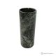 Zylindrische Marmorvase, echter Naturstein, handgefertigt, modernes Design.