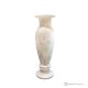 VASE, Amphore aus weißem Marmor, authentische Liebe, handgefertigt, mit elegantem und anspruchsvollem Design.
