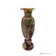 VASE, Amphore aus grünem Onyxmarmor, echter Stein, handgefertigt, dekorativ und elegant.