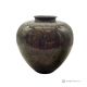 Kugelförmige VASE aus grünem Marmor, echter Stein höchster Qualität, handgefertigt, exklusiv.