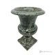 Medici-VASE aus grünem Marmor, Naturstein, handgefertigt, klassisches Design.