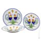 PIATTI GALLETTI Kollektion Tellerset Set Teller Geschirrset  handgemachte Castelli Keramik Made in Italy