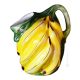 BROCCA BANANA Karaffe Krug Bembel Kanne Dekanter originelle Kreationen aus künstlerischer Keramik Made in Italy