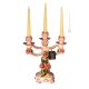 BOUGEOIR MAISON Bougeoirs Céramique Style Barock Créations Artistiques Ou 24k Made Italy.