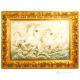 LAUFENDE PFERDE Bild Basrelief Flachrelief Porzellan Capodimonte Made in Italy