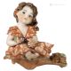 HERBST Capodimonte-Statuette, die vier Jahreszeiten in reiner Porzellankunst.