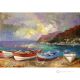 DER MARINA Acrylgemälde auf Leinwand modern Made in Italy