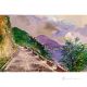 AMALFI KÜSTE Acrylgemälde auf Leinwand modern Made in Italy