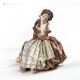 LADY Capodimonte Porzellanfigur, romantische Dame, zeitlose Eleganz.