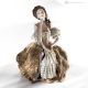 LADY Capodimonte-Statuette, Dame aus Porzellan, romantisch und raffiniert.