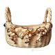 KORB Exklusives Ornament aus Keramik Barockstil mit 24k Goldfarbe Swarovski-Kristalle