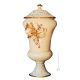 LEGGIADRO Italienische Keramik Vase handgemacht 24k Goldfarbe Swarovski-Kristalle Barockstil