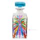 OASIS-Dekanter, dekorative moderne handbemalte Glasflasche von höchster Qualität.