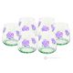 ALIZEE Set mit 6 authentischen, modernen, handbemalten Gläsern aus hochwertigem Glas.
