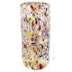 ARLECCHINO 105D Exklusive Vase Murano Glas Deko mundgeblasen 925 Blattsilber Murrine exklusiv