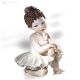 GISELLE - Capodimonte, Ballerina-Statuette, reine Kunst aus feinem Porzellan.