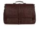 GEORGEIKU Aktentasche Laptoptasche Notebooktasche Messenger Taschen Umhängetasche Herrentaschen handgefertigte aus echtem Leder Braun