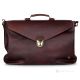 UBALDO Aktentasche Laptoptasche Notebooktasche Messenger Taschen Umhängetasche Herrentaschen handgefertigte aus echtem Leder Braun