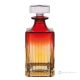 DOMINA Dekanter, dekorative moderne handbemalte Flasche aus hochwertigem Glas.