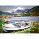 AM SEEUFER Acrylgemälde auf Leinwand modern Made in Italy