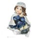 WINTER Capodimonte, Statuette, die den Winter darstellt, italienisches Kunstporzellan.