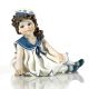 LOLLY Capodimonte, handgefertigte Porzellanfigur, unvergleichliche Eleganz.