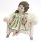 LISETTA - Capodimonte, elegante Statuette aus feinem und raffiniertem Porzellan.