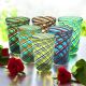 ACQUA CANNE Set 6 Tumbler Trinkgläser aus Muranoglas Made in Italy