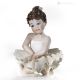 MARIE - Capodimonte-Statuette, edle Tänzerin, Kunst aus feinem Porzellan.
