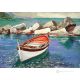 YACHTHAFEN Acrylgemälde auf Leinwand modern Made in Italy