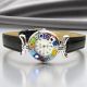 LADY 2 Murano Glas Schmuck Damenarmbanduhr Lederarmband Venedig Stil stilvoll elegant