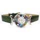 LADY 13 Murano Glas Schmuck Damenarmbanduhr Murrine hochwertig stilvoll elegant exklusiv