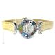 LADY 15 Muranoglas Schmuck Damenuhr Bunt Lederarmband Venedig Stil hochwertig exklusiv