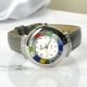 STAR 13 Muranoglas Schmuck Damenarmbanduhr Leder Armband exklusiv elegant stilvoll hochwertig