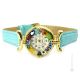 LADY ORO 9 Edle Damenuhr Murano Glas Schmuck Murrine Venedig Stil Italienisches Design