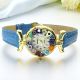 LADY ORO 10 Edle Damenuhr Muranoglas Schmuck handgemacht modern elegant hochwertig exklusiv