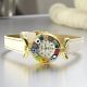 LADY ORO 20 Edle Damenuhr Muranoglas Schmuck Leder Armband elegant hochwertig exklusiv