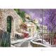 SCHNEE IN MORCONE Acrylgemälde auf Leinwand modern Made in Italy
